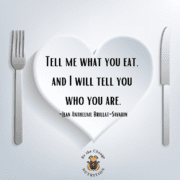 Quote: Tell me what you eat and I will tell you who you are.