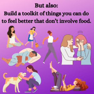 Alternatives to emotional eating.