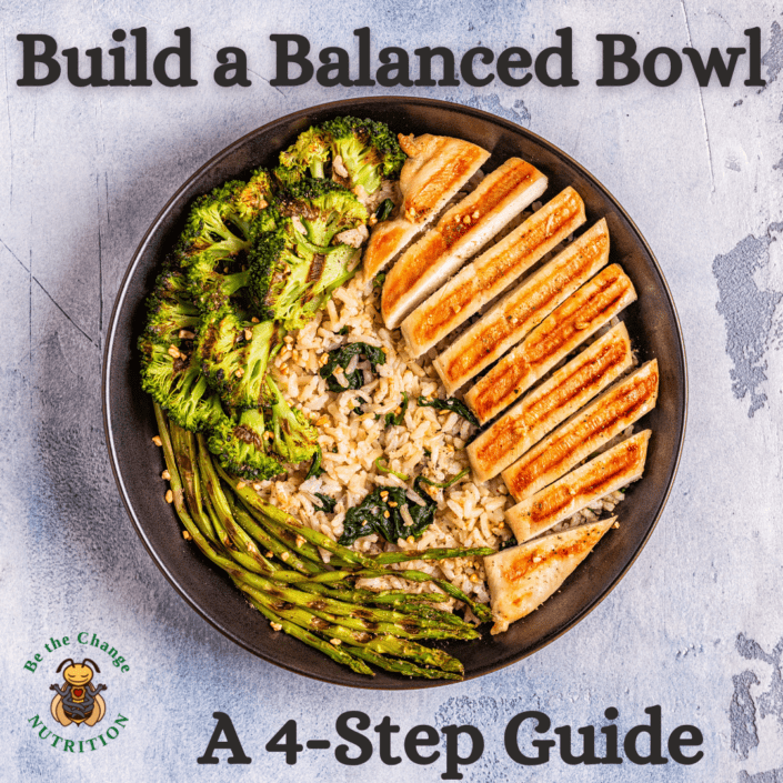 Cover for a 4-step guide to building a balanced bowl.