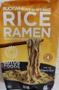 Rice ramen noodle packet by Lotus Foods