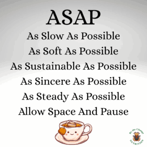 ASAP: allow space and pause