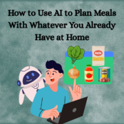 man using ai to help him meal plan