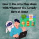 man using ai to help him meal plan